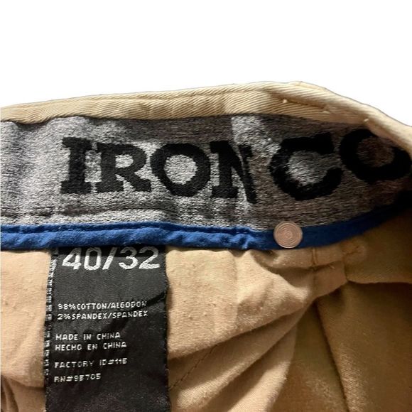 IRON Co, Pants , 40-32 , Tan - Picture 3 of 3